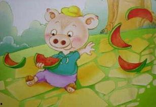 小猪吃瓜摆件,萌趣盎然，家居生活新宠