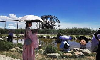 唐妆汉服吃瓜,一场穿越千年的时尚盛宴