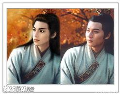 古装美男吃瓜图片,一场穿越时空的视觉盛宴